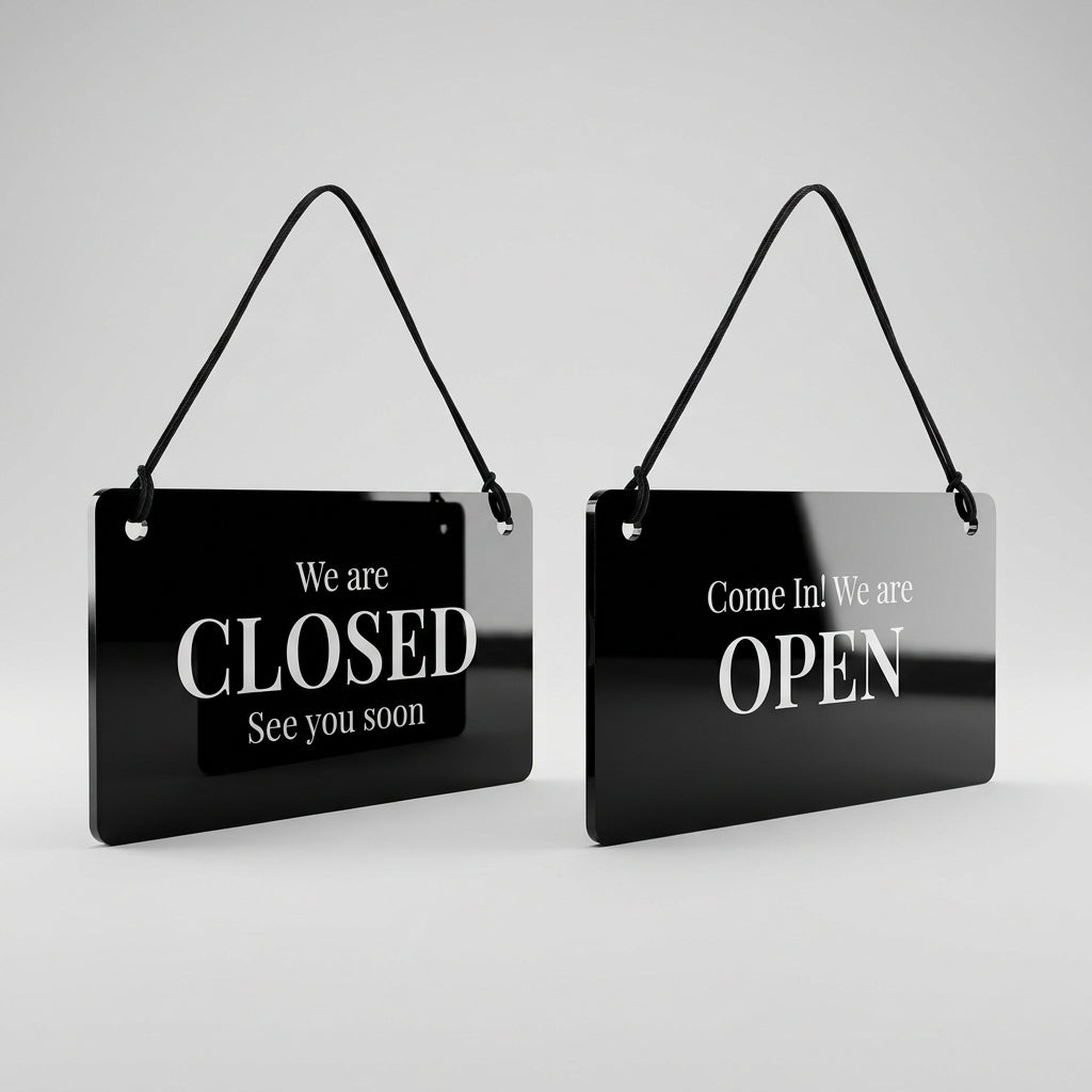 Open/Close Signage Set