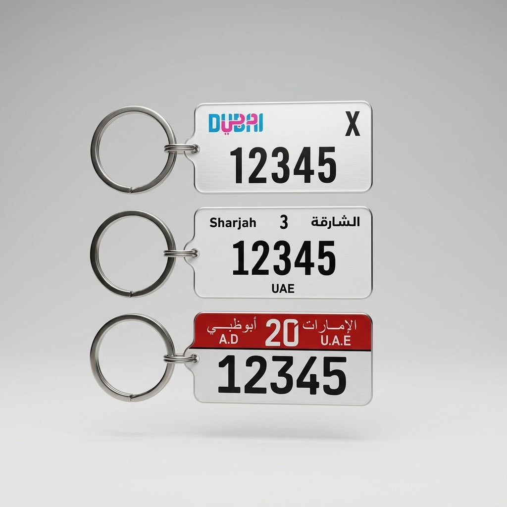 License Plate Keychains