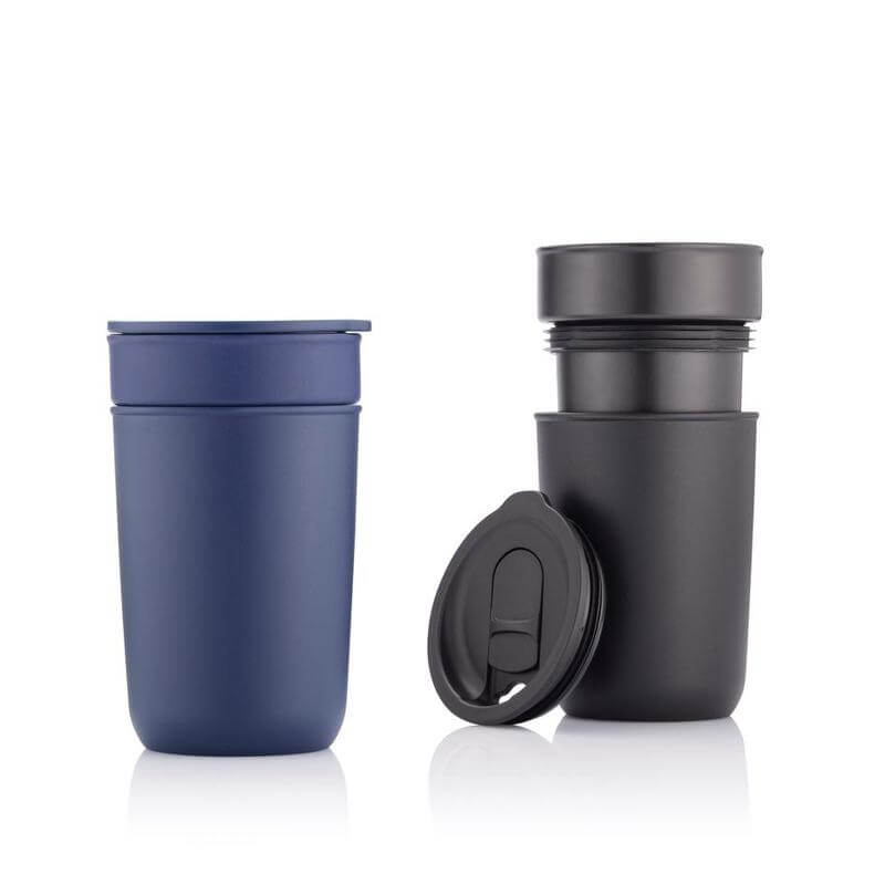 SAVONA - Hans Larsen Premium Ceramic Tumbler with Recycled Protective Sleeve