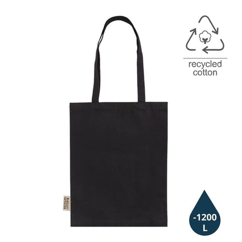ABLAR - GRS-certified Recycled Cotton Tote Bag-Black-