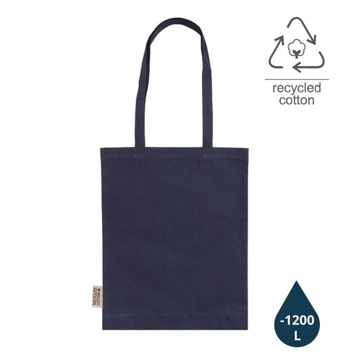 ABLAR - GRS-certified Recycled Cotton Tote Bag-Navy-