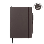 ABULA - eco-neutral® A5 Hard Cover Notebook & Pen Set-Gray-