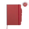 ABULA - eco-neutral® A5 Hard Cover Notebook & Pen Set-Ruby-