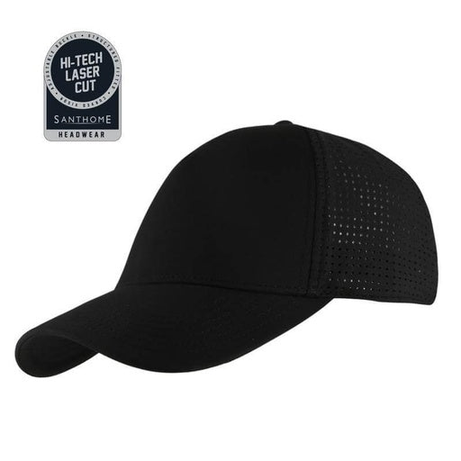 ACE - Santhome 5 Panel DryNCool® Sports Cap-Black-