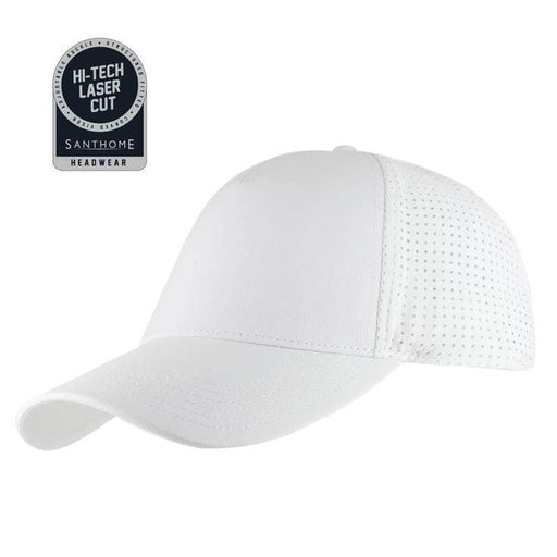 ACE - Santhome 5 Panel DryNCool® Sports Cap-White-