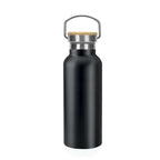 ALMERIA - Giftology Double Wall Stainless Steel Bottle 500ml-Black-