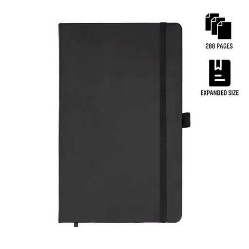 BARON - Santhome Expanded A5 Hard Cover Notebook-Black-