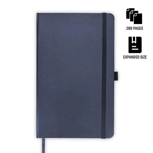 BARON - Santhome Expanded A5 Hard Cover Notebook-Navy-