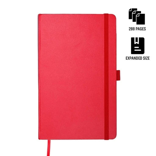BARON - Santhome Expanded A5 Hard Cover Notebook-Ruby-