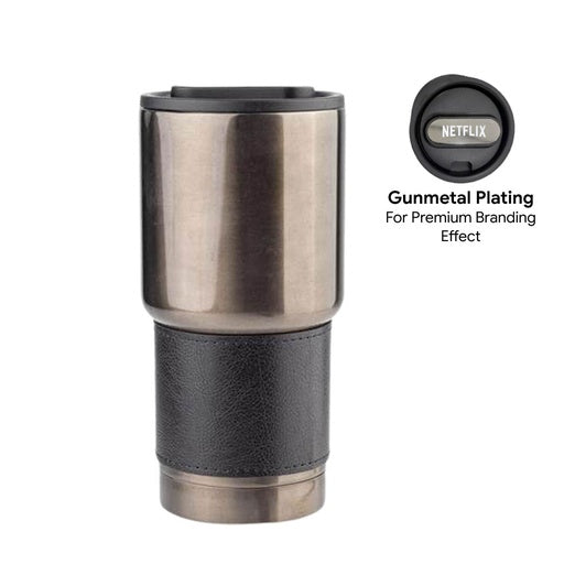 BOLIN - Hans Larsen Insulated Tumbler with Grip Sleeve 530ml-Black-