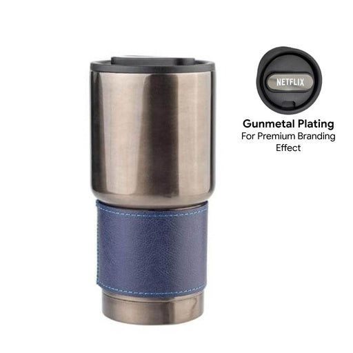 BOLIN - Hans Larsen Insulated Tumbler with Grip Sleeve 530ml-Blue-
