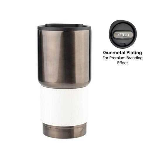 BOLIN - Hans Larsen Insulated Tumbler with Grip Sleeve 530ml-White-