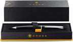 Cross ATX® Basalt Black with Polished Chrome Appointments Ballpoint Pen (Blue Ink)