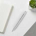Cross Calais™ Polished Chrome with Polished Chrome Appointments Ballpoint Pen (Blue Ink)