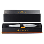 Cross Calais™ Satin Chrome with Polished Chrome Appointments Ballpoint Pen (Blue Ink)