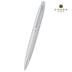 Cross Calais™ Satin Chrome with Polished Chrome Appointments Ballpoint Pen (Blue Ink)