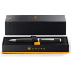 Cross Coventry Black Lacquer with Polished Chrome Appointments Ballpoint Pen (Blue Ink)