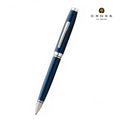 Cross Coventry Blue Lacquer with Polished Chrome Appointments Ballpoint Pen (Blue Ink)