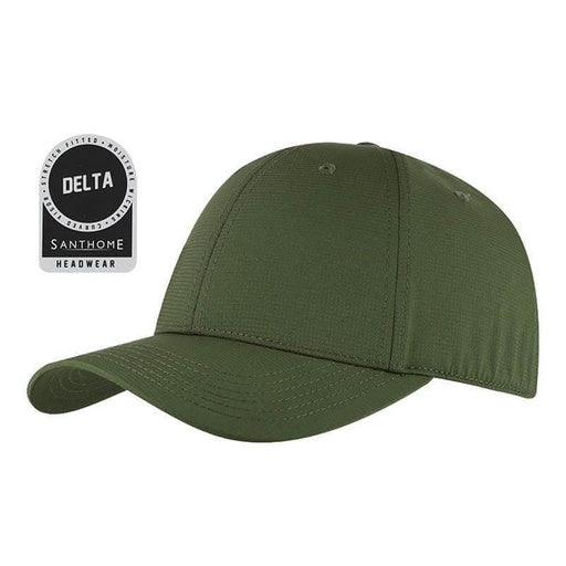 DELTA - Santhome® DryNCool® Performance Stretch-Fitted Cap-Green-