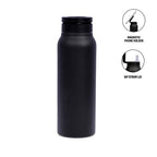 FERRO - Giftology Double Walled Vacuum Bottle with Mag Holder-Black-