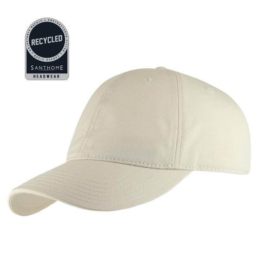 FLEX - Santhome Recycled 6 Panel Relaxed Fit Cap-Beige-