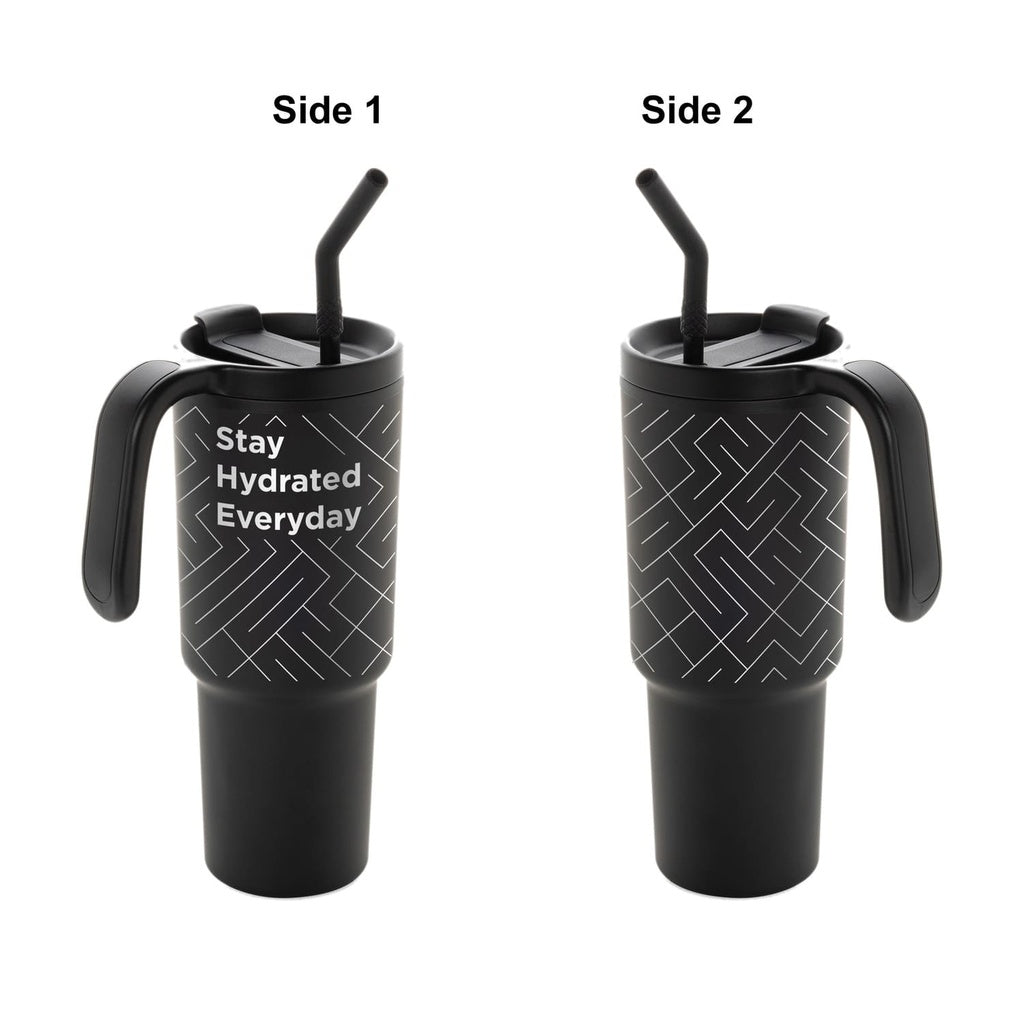 FORZA 360 - Hans Larsen Recycled Stainless Steel/PP Tumbler with 360 Branding