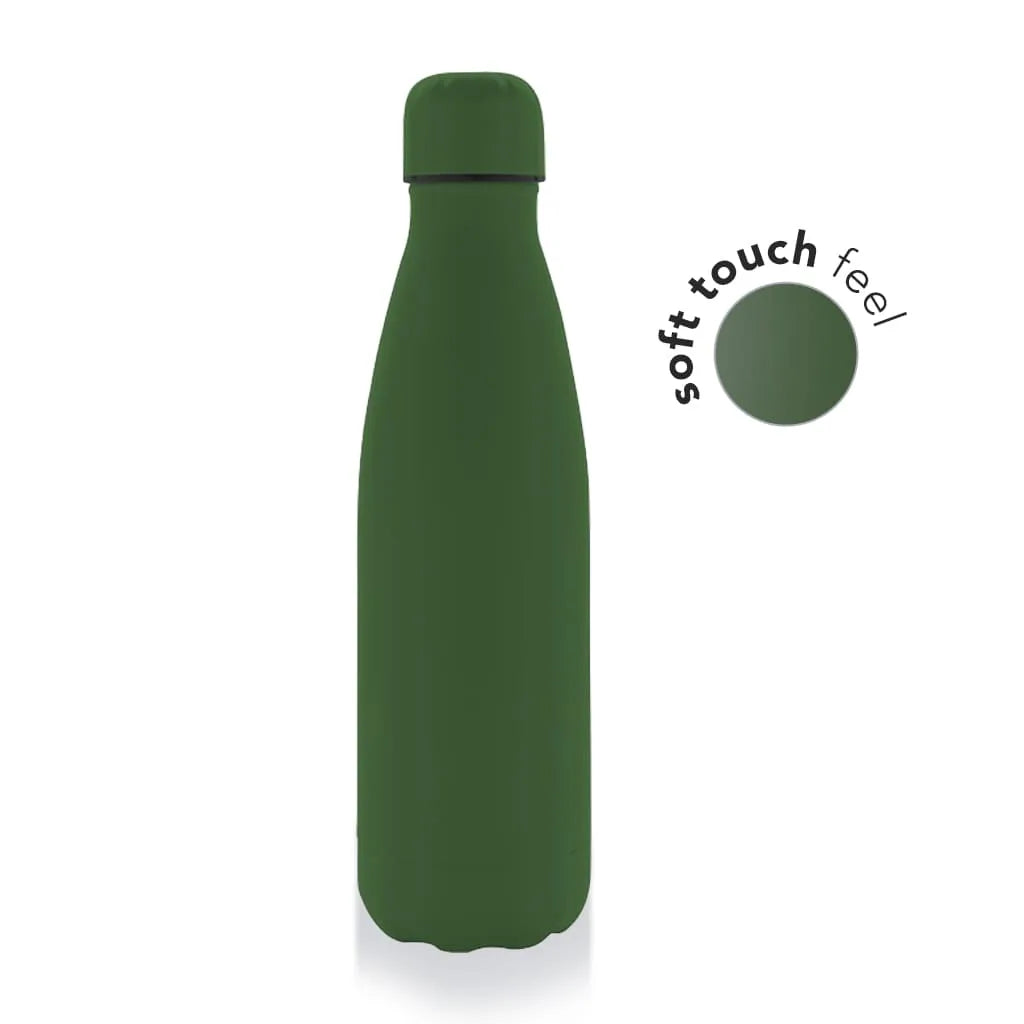 GRODNO - Soft Touch Insulated Water Bottle-Green-