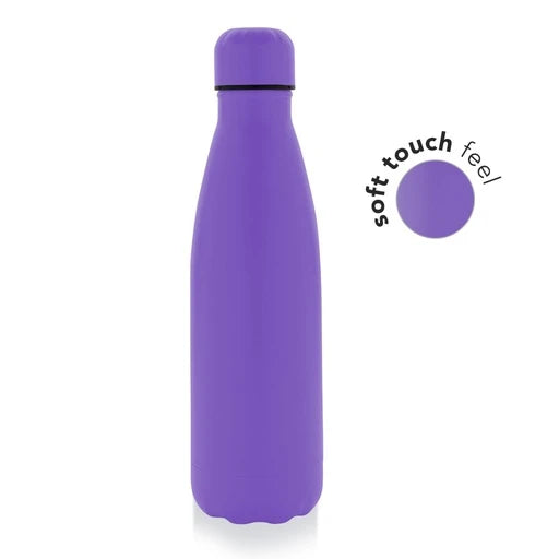 GRODNO - Soft Touch Insulated Water Bottle-Purple-
