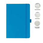 JURSI - Giftology A5 PU Notebook with Pen Loop-Blue-