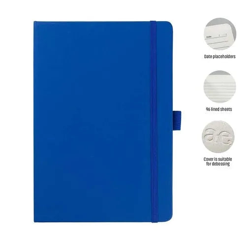 JURSI - Giftology A5 PU Notebook with Pen Loop-Ocean-
