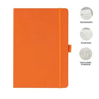 JURSI - Giftology A5 PU Notebook with Pen Loop-Orange-