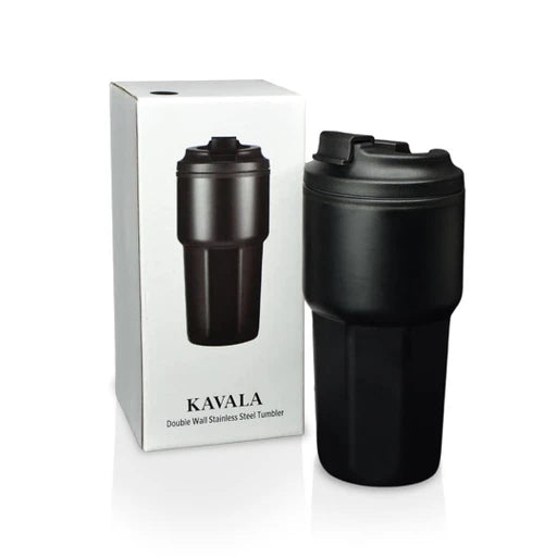 KAVALA - Giftology Steel/PP Double Wall Travel Mug 500ml-