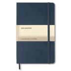 Moleskine Classic Hard Cover Large Ruled Notebook-Blue-
