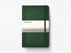 Moleskine Classic Hard Cover Large Ruled Notebook-Green-