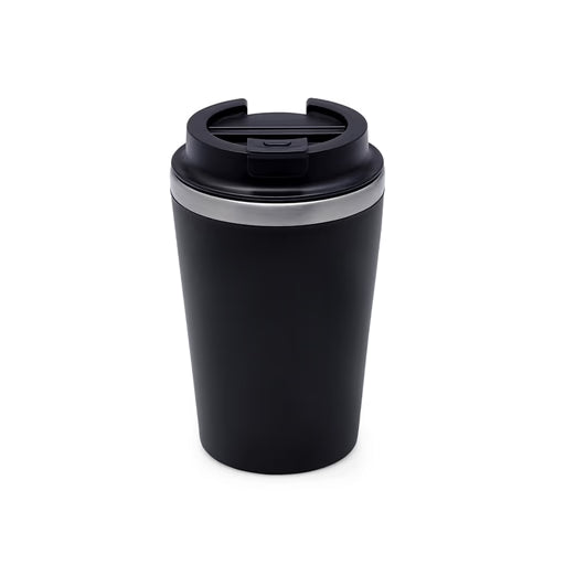 MOSS - Giftology Steel/PP Double Wall Tumbler - 350ml-Black-