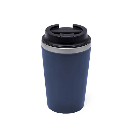 MOSS - Giftology Steel/PP Double Wall Tumbler - 350ml-Navy-