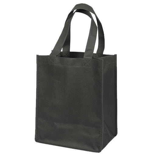 Non-Woven Shopping Bag Vertical-Black-