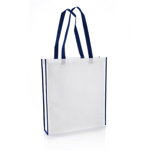 Non-Woven Shopping Bag Vertical-Navy-