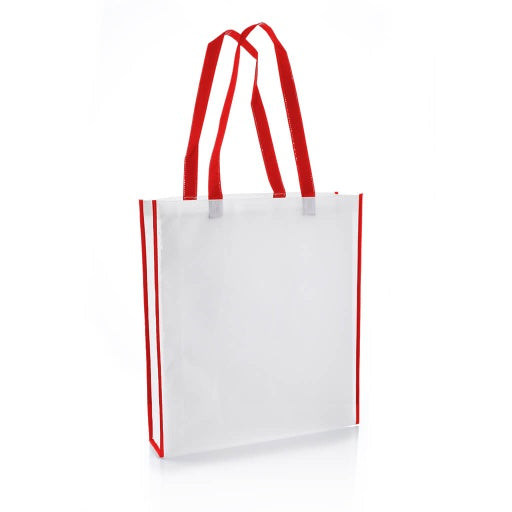 Non-Woven Shopping Bag Vertical-Red-