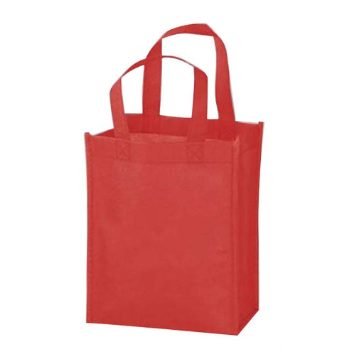 Non-Woven Shopping Bag Vertical-Red-