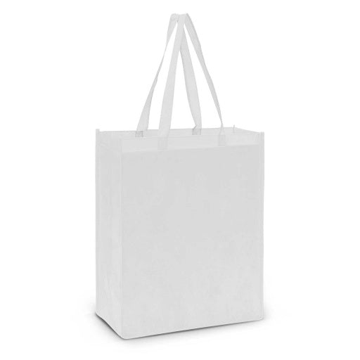 Non-Woven Shopping Bag Vertical-White-