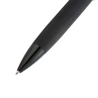 Peerless™ Polished Black PVD Engraved Diamond Pattern with Black PVD Appointments and Swarovski Crystal Ballpoint Pen (Blue Ink)
