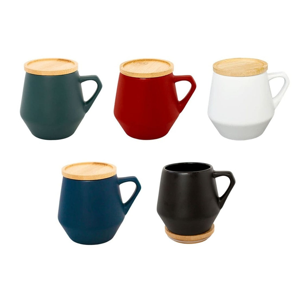 SEVILLA - eco-neutral Ceramic Mug with Bamboo Lid