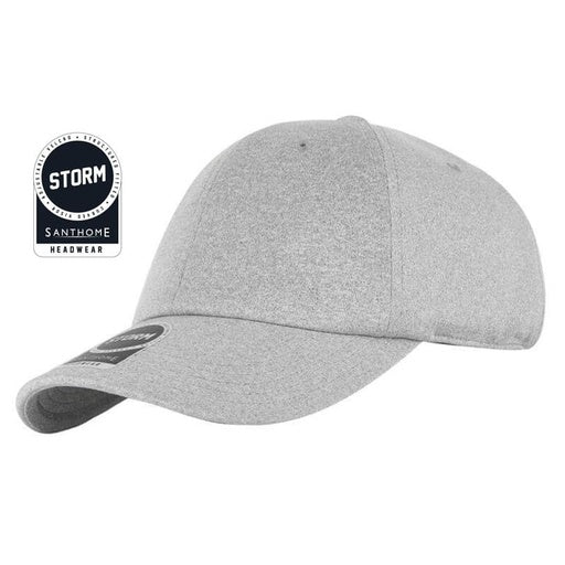 STORM - Santhome Textured 6-panel Cap-Gray-