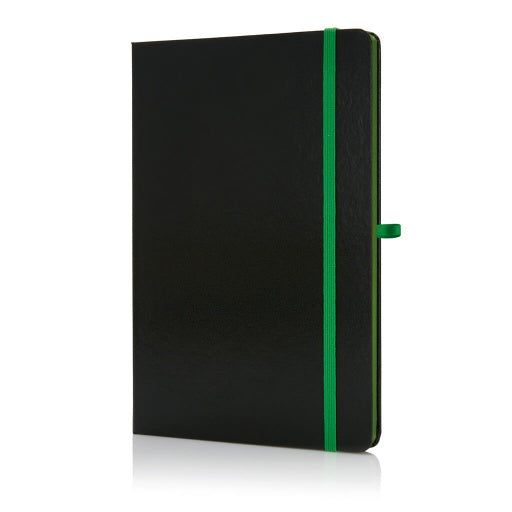 SUKH - SANTHOME A5 Hardcover Ruled Notebook Black-Green-