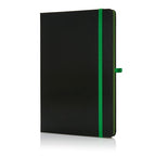 SUKH - SANTHOME A5 Hardcover Ruled Notebook Black-Green-