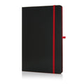 SUKH - SANTHOME A5 Hardcover Ruled Notebook Black-Red-