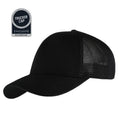 SWIFT - Santhome 6 Panel Trucker Cap-Black-