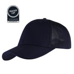 SWIFT - Santhome 6 Panel Trucker Cap-Navy Blue-