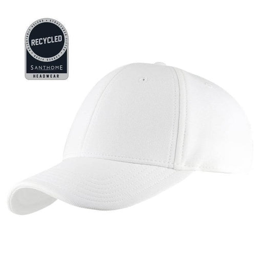 TITAN - Santhome Recycled 6 Panel Adjustable Cap-White-